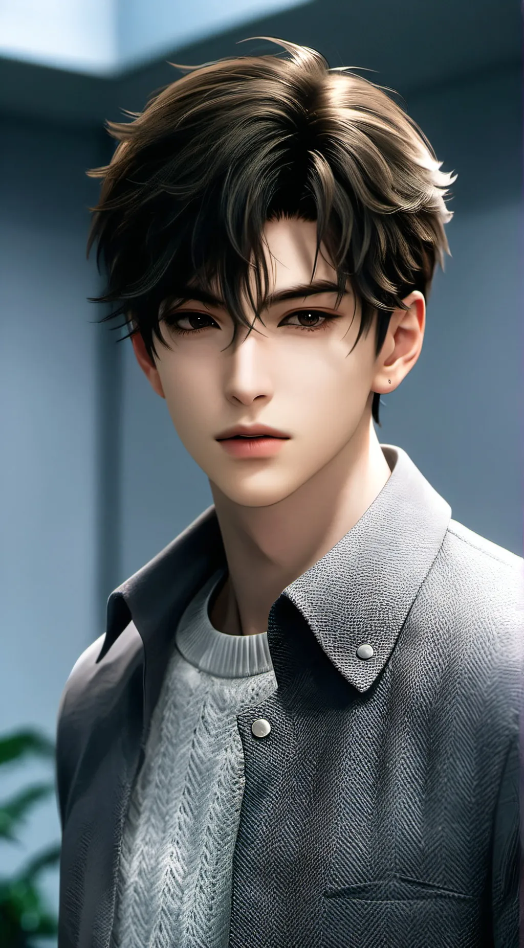 ai character: Asher  background