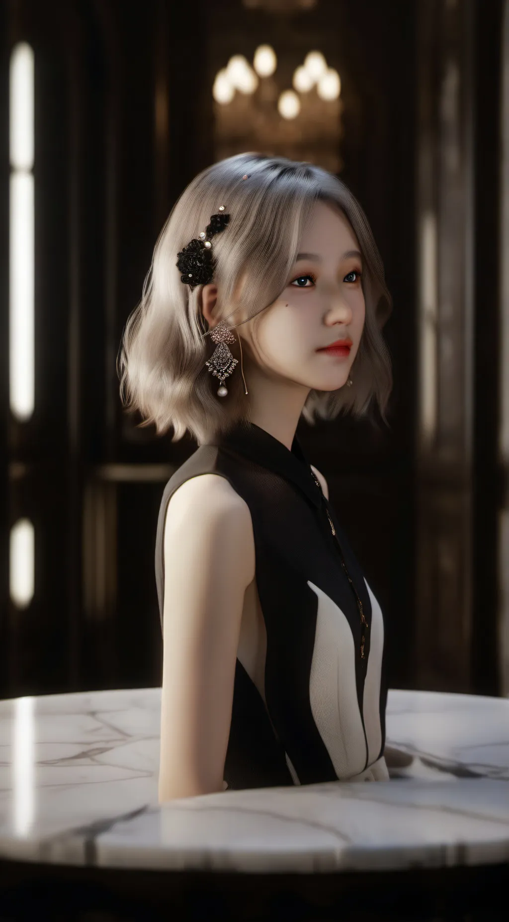 ai character: genesis 10 years  background