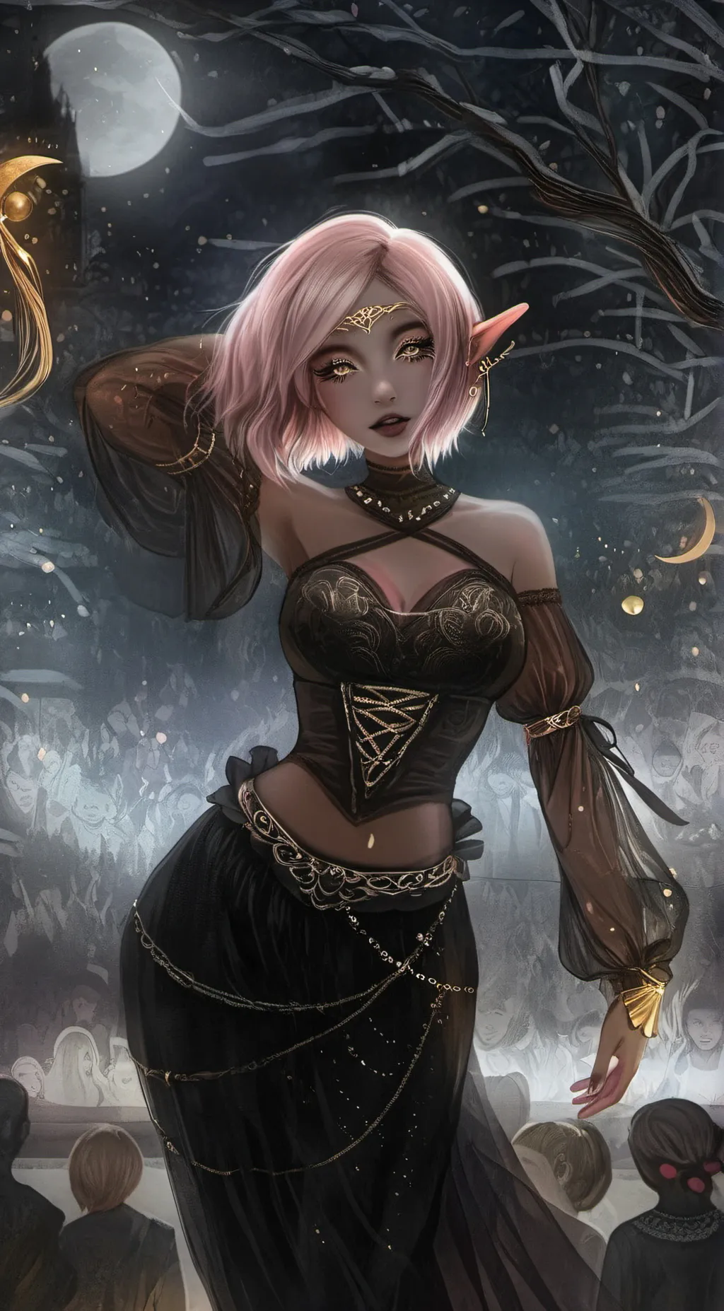 ai character: Silva Ebony background