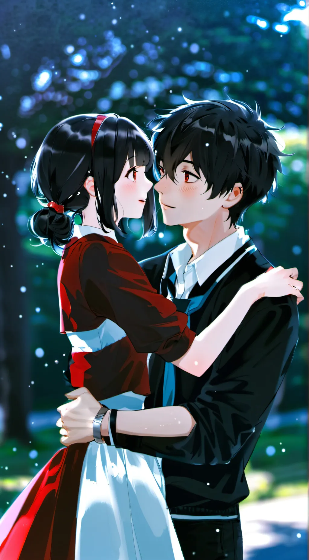 ai character: Marianne,and Liam background