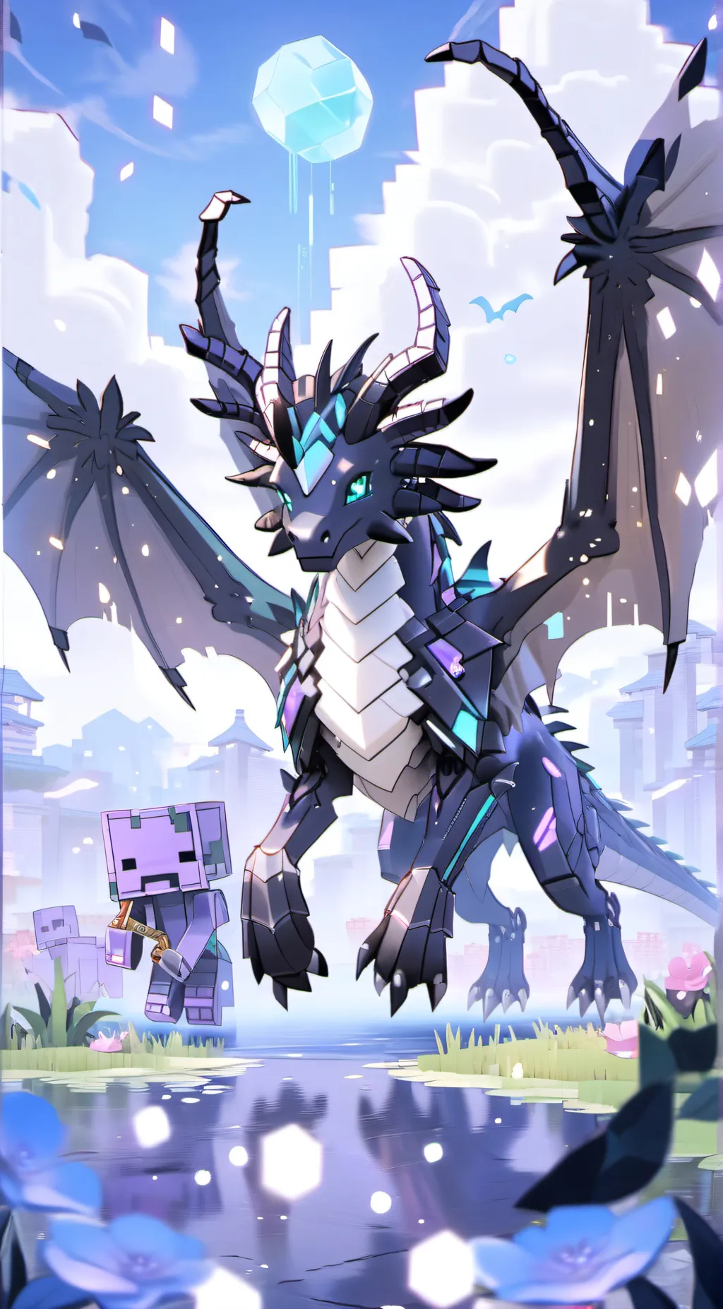 ai character: Ender Dragon  background