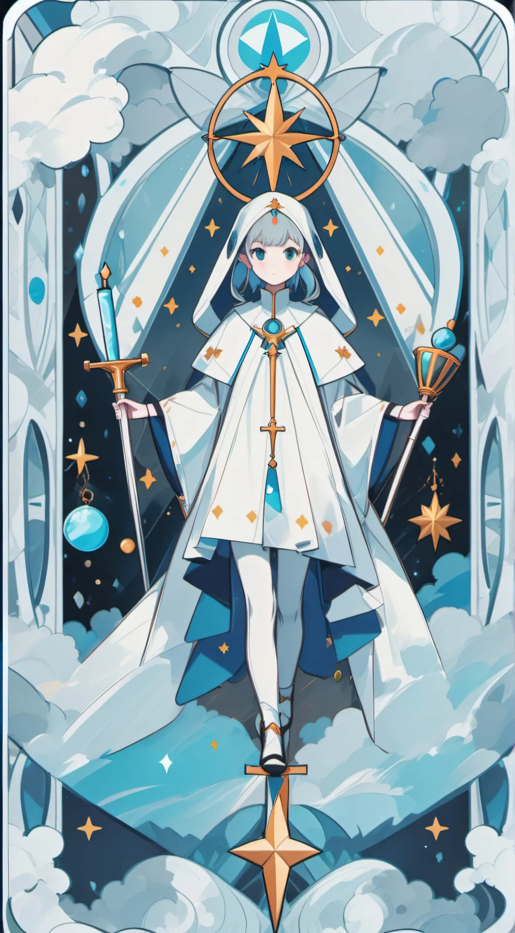 ai character: maid background