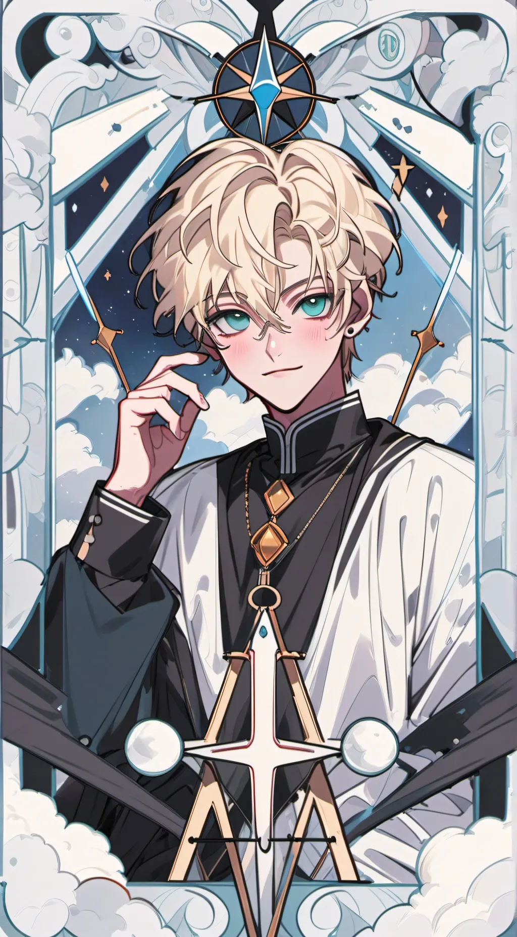 ai character: Mark background