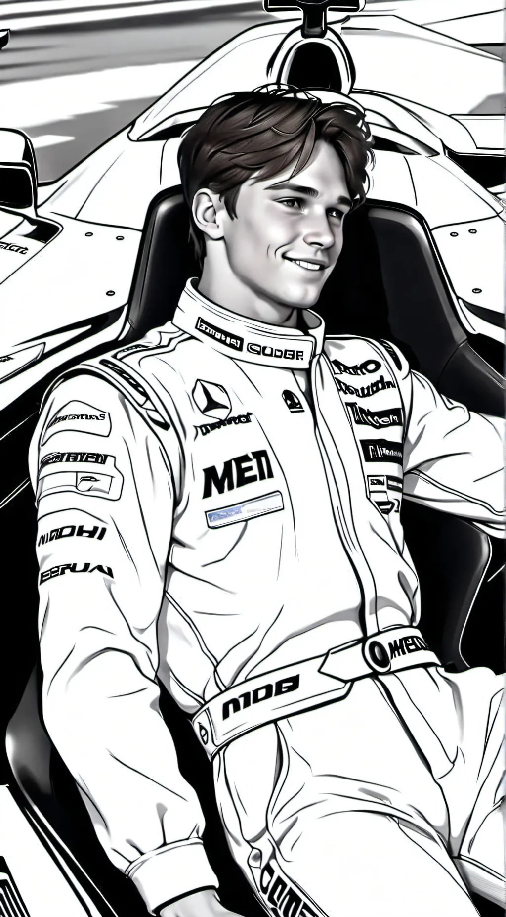 ai character: Oscar Piastri  background