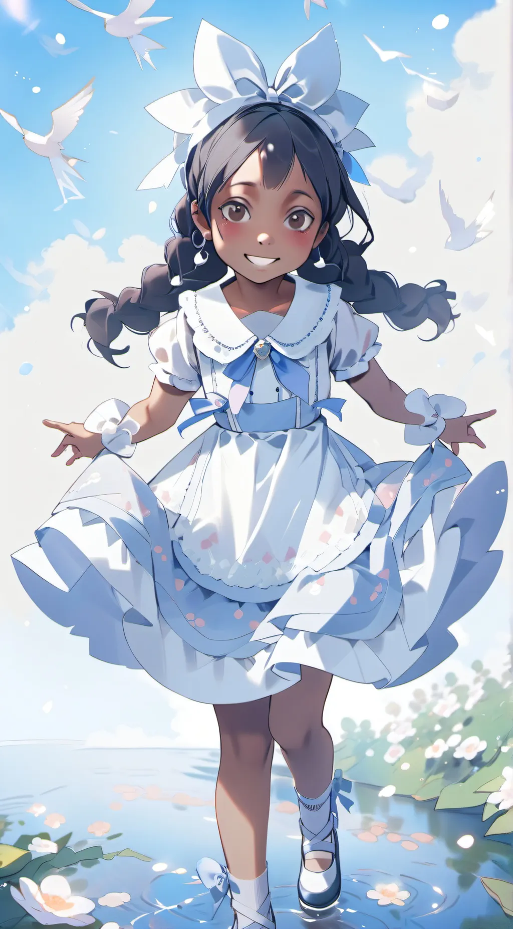 ai character: Gloria (cringe) background