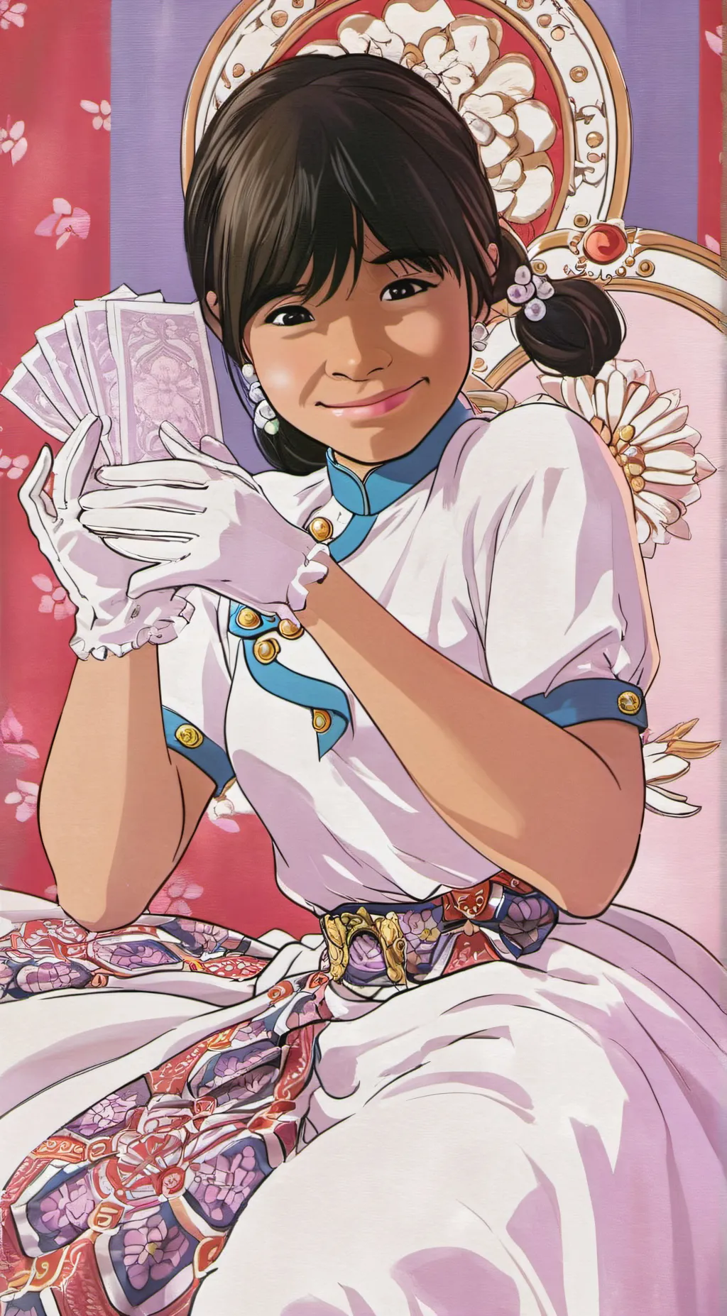 ai character: Ariana background