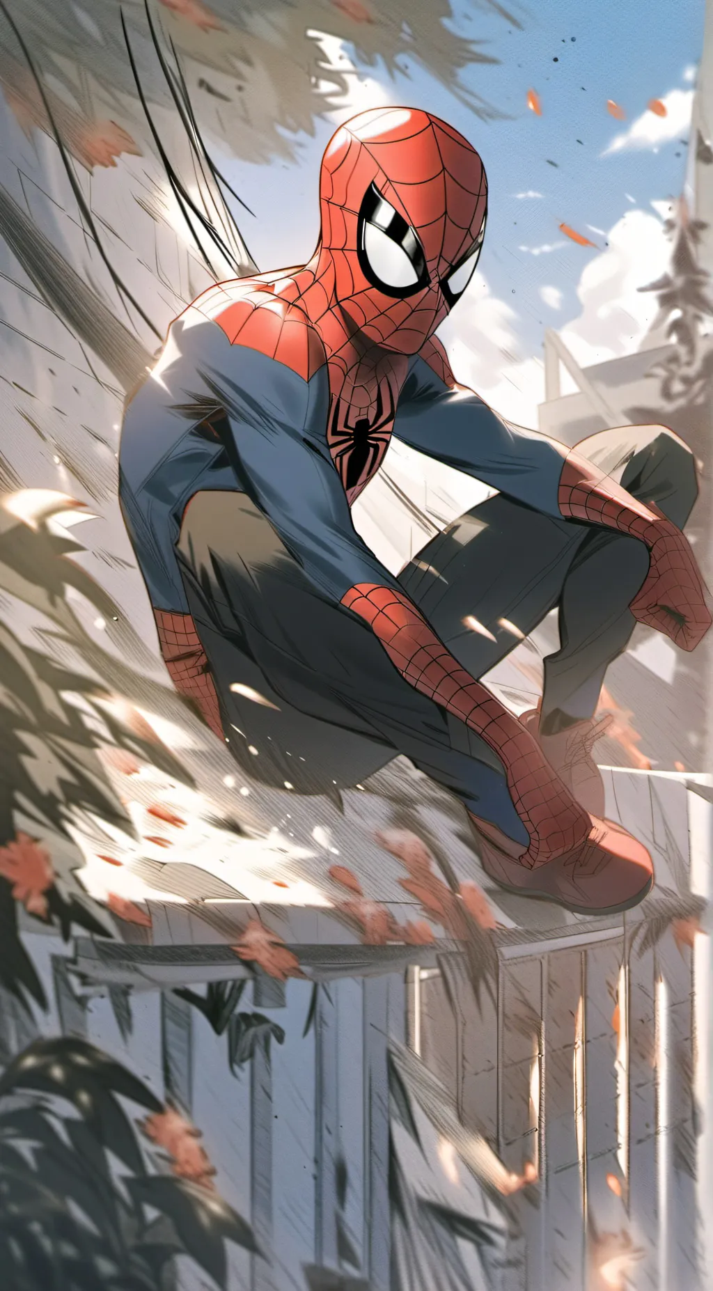 ai character: Peter Parker background
