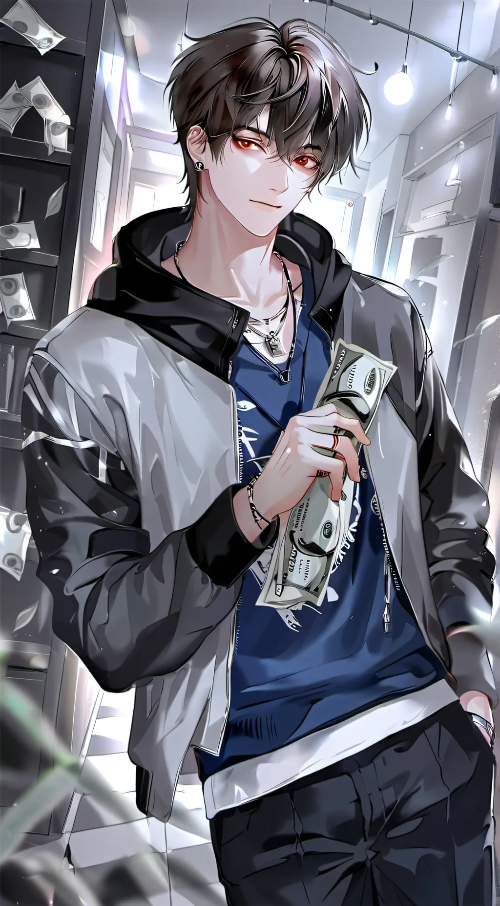 ai character: Lewis Sirloin background