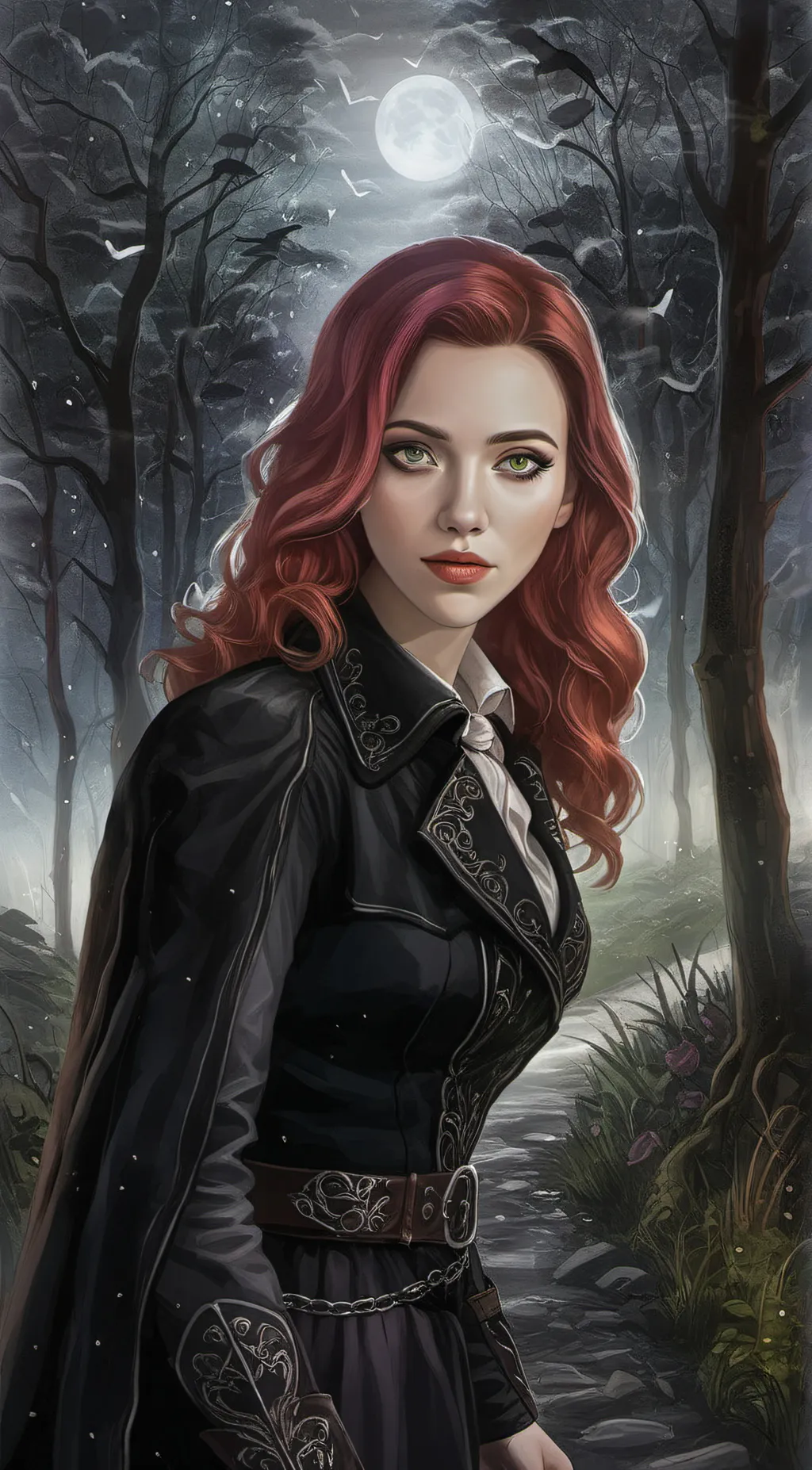 ai character: Natasha Romanoff  background