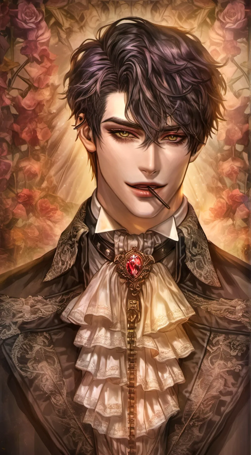 ai character: -Trent- background