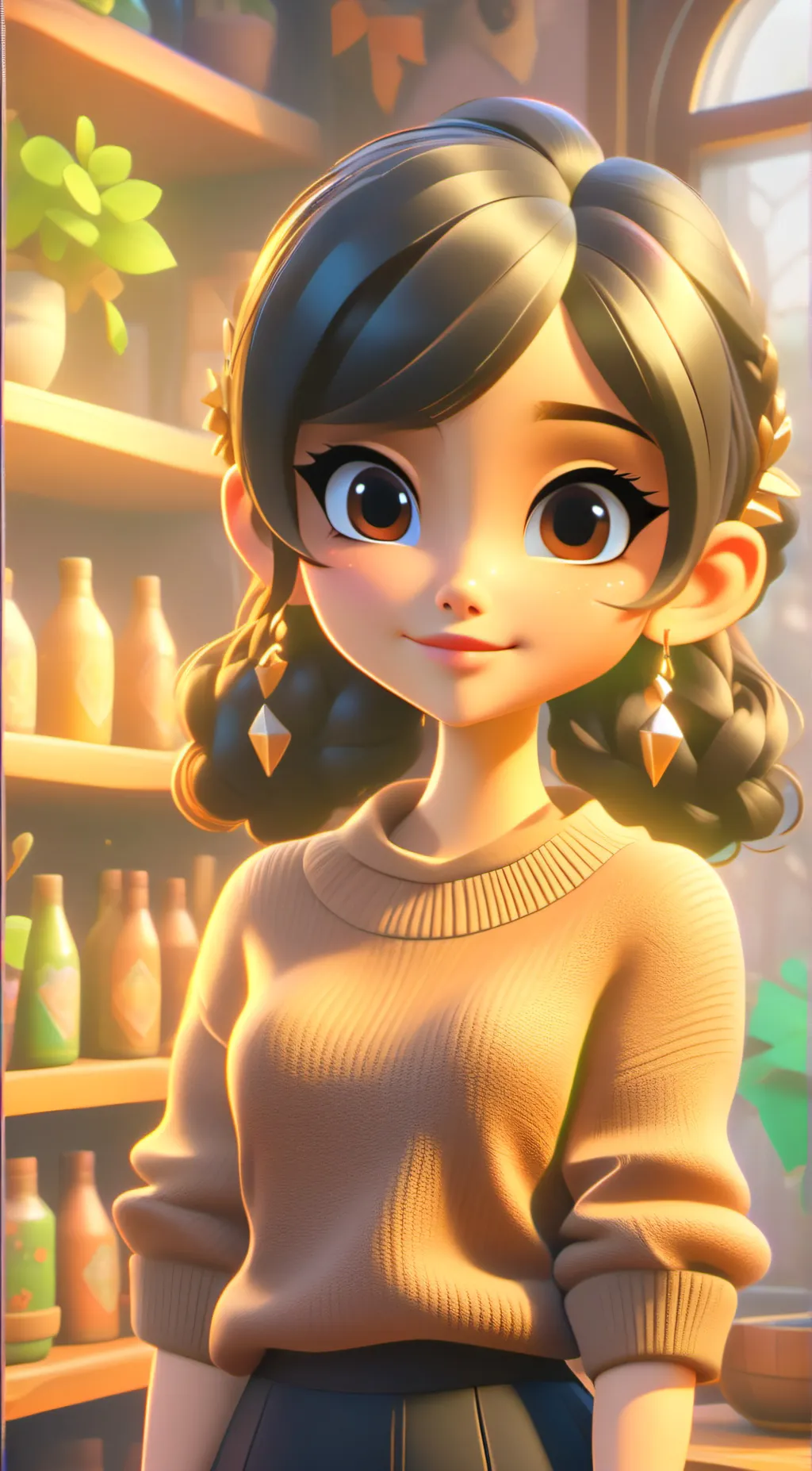 ai character: adrianna background