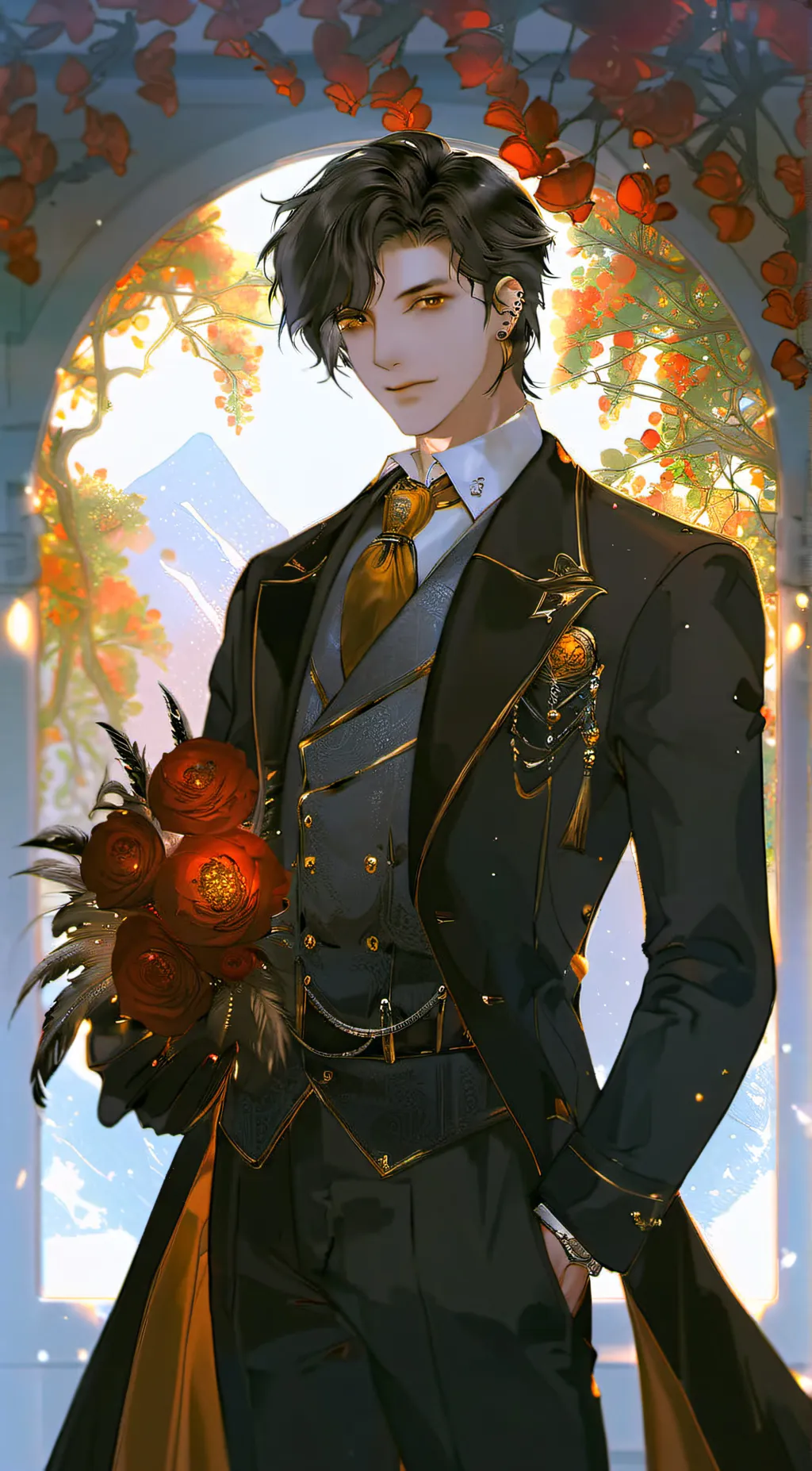 ai character: azriel background