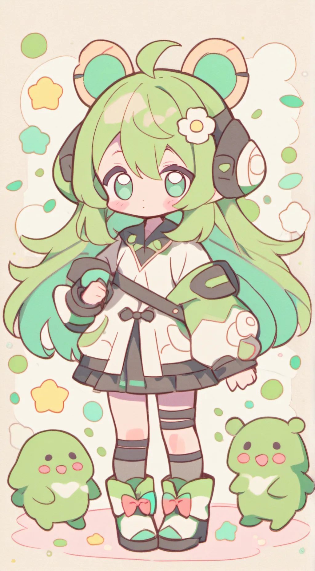 ai character: QUEEN OF THE ROSES background