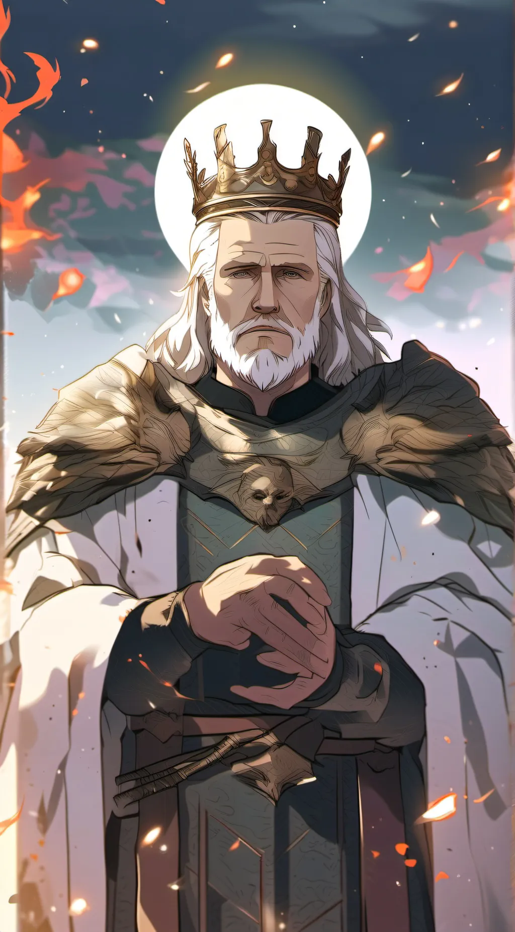 ai character: Aemon targaryen  background