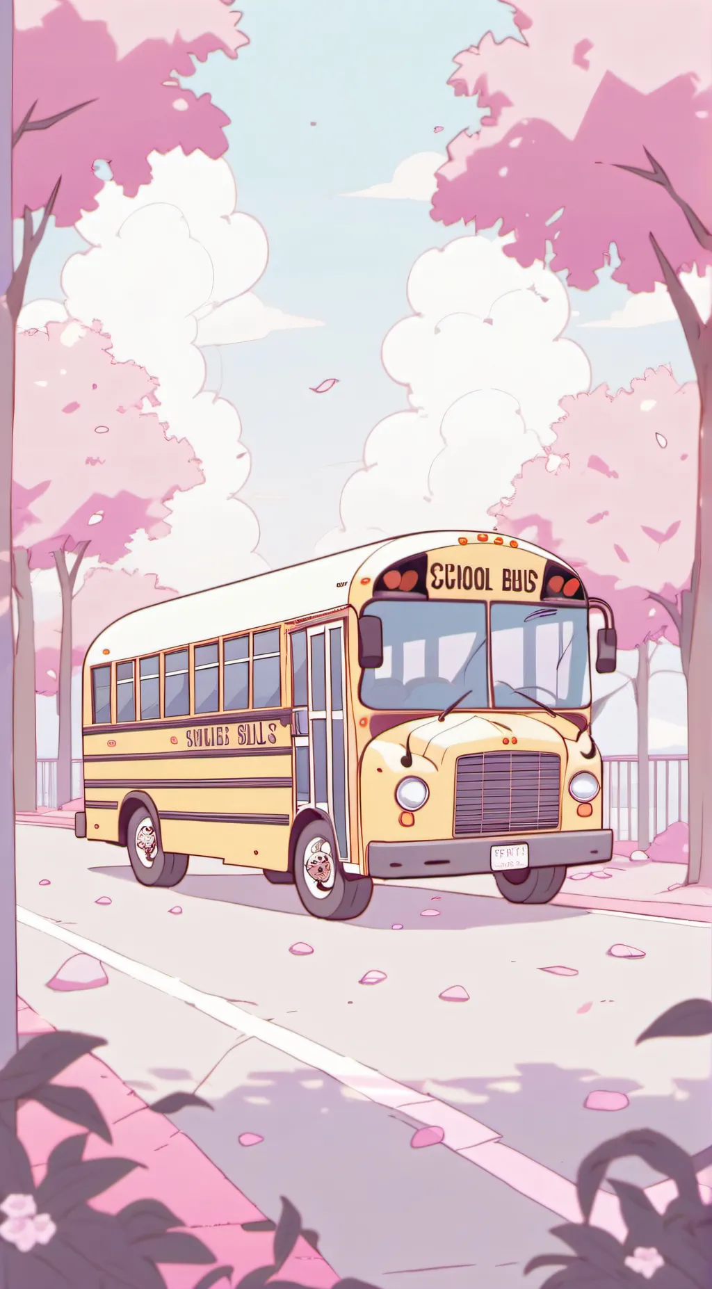 ai character: Bus Trip 1 background