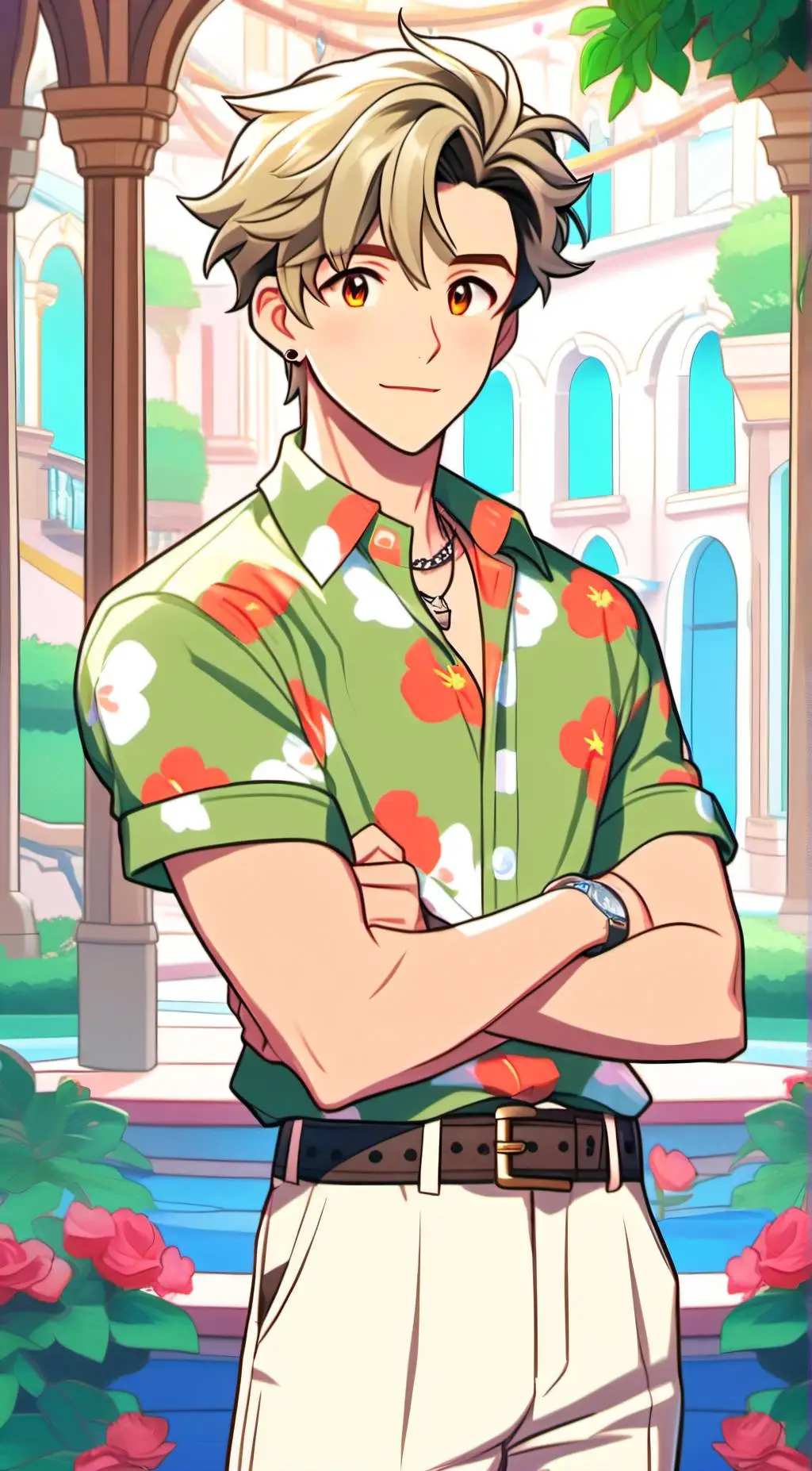 ai character: Leo background