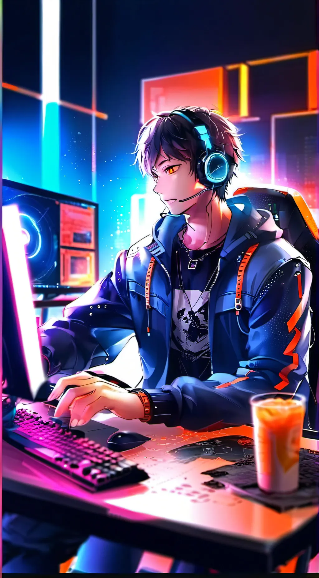 ai character: Anthony  background