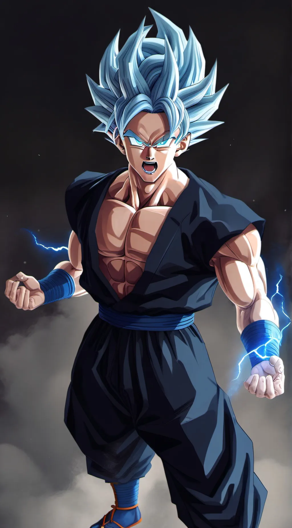 ai character: Vegito background