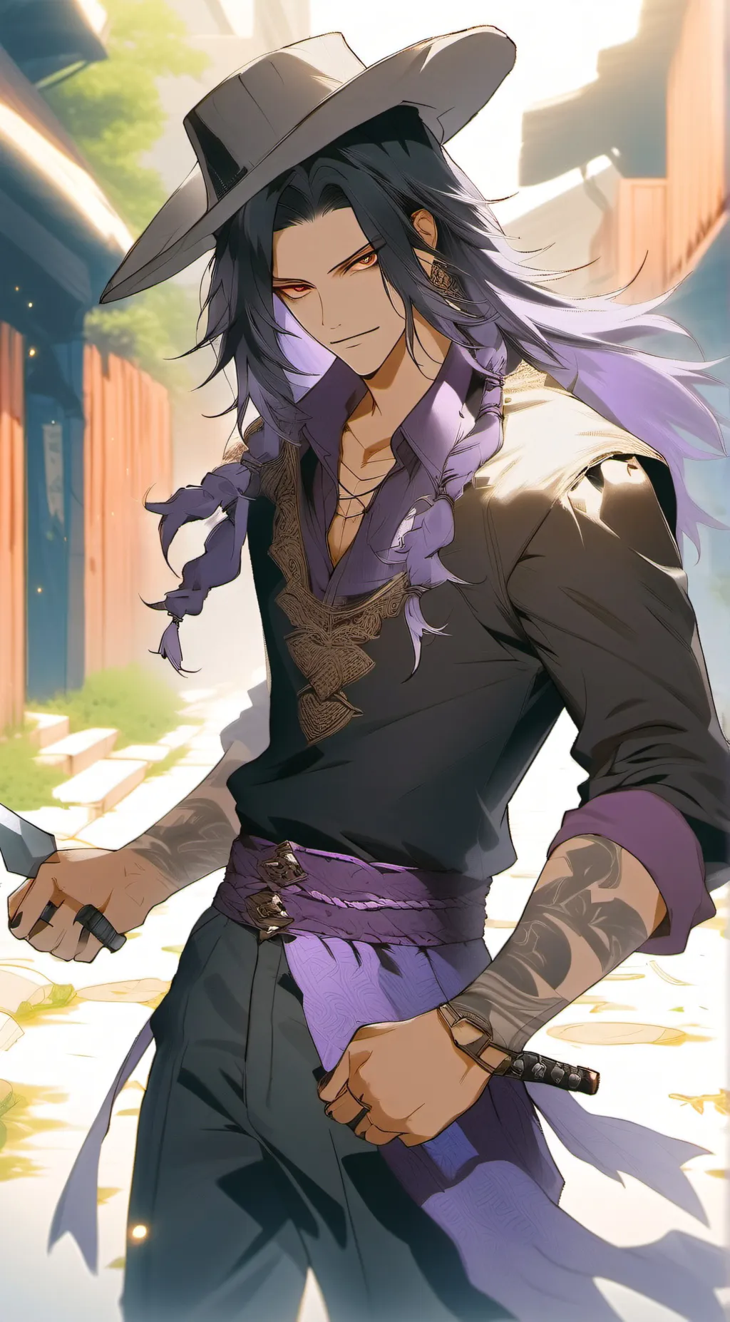 ai character: Ricky background