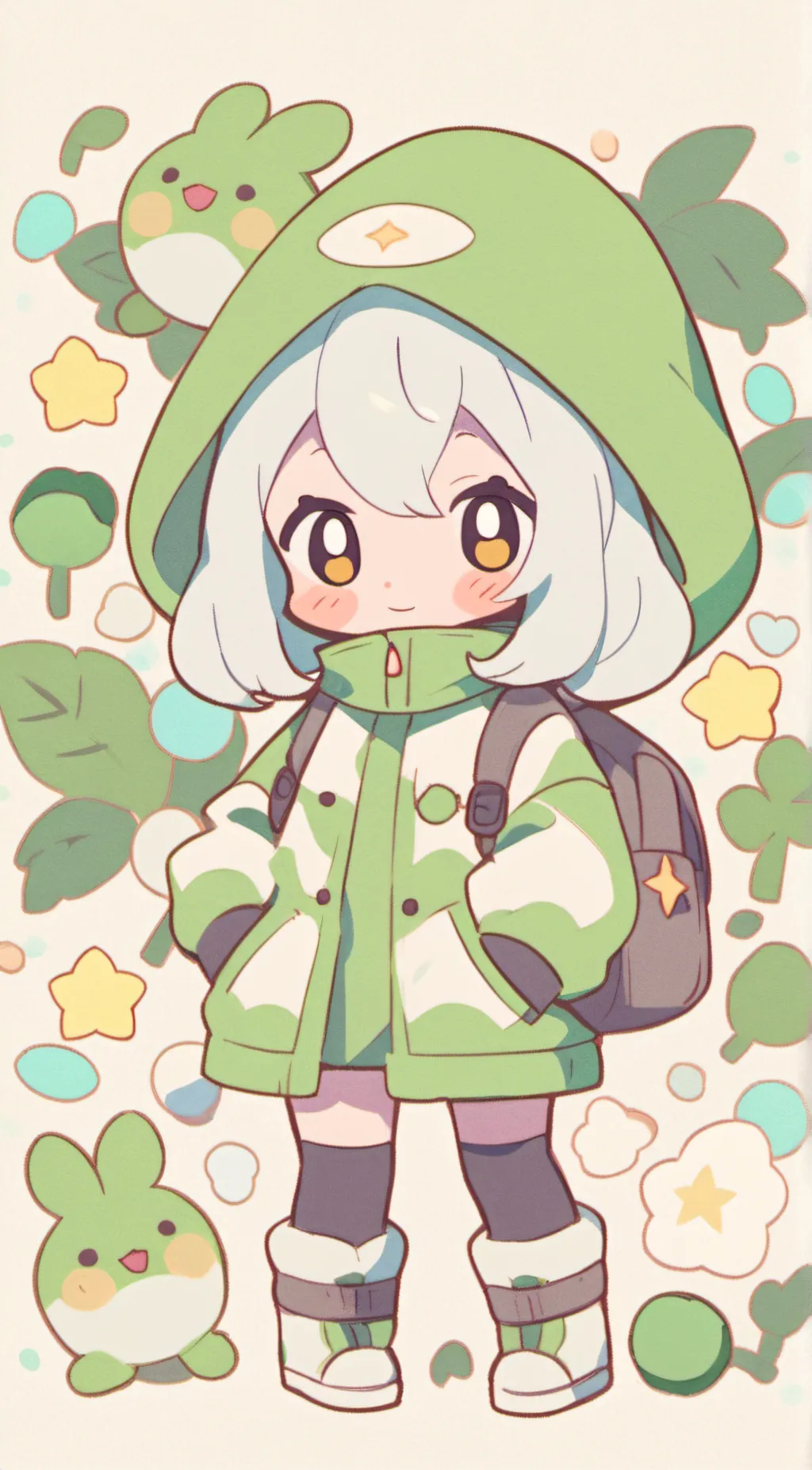 ai character: mosai 加しませ background