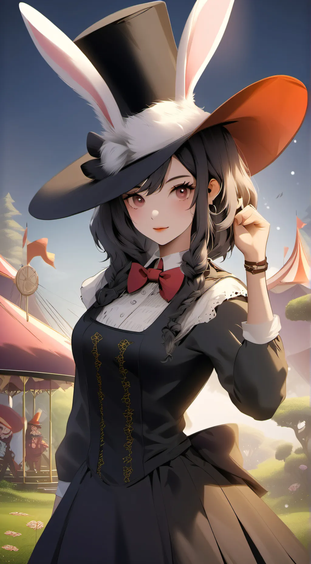 ai character: Maddie Hatter background