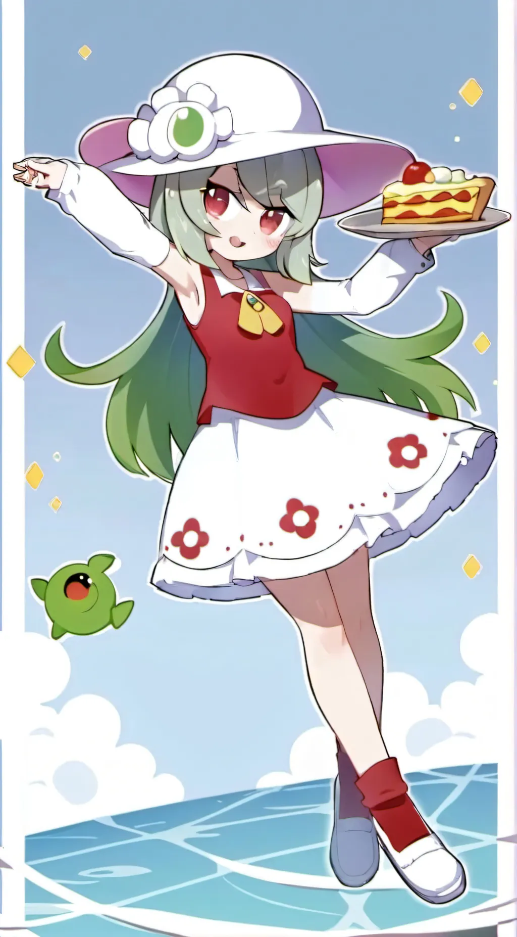 ai character: Gardevoir ♀️ background