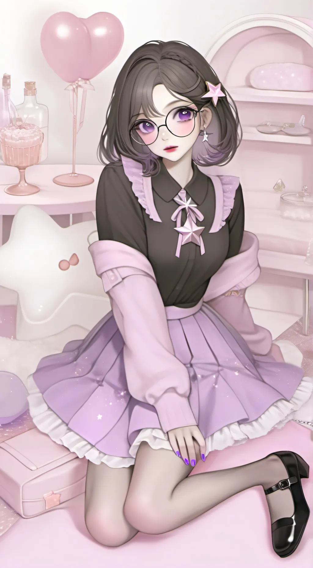 ai character: Libby Nelson  background