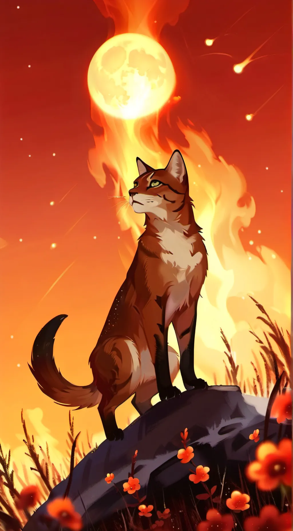 ai character: firestar background