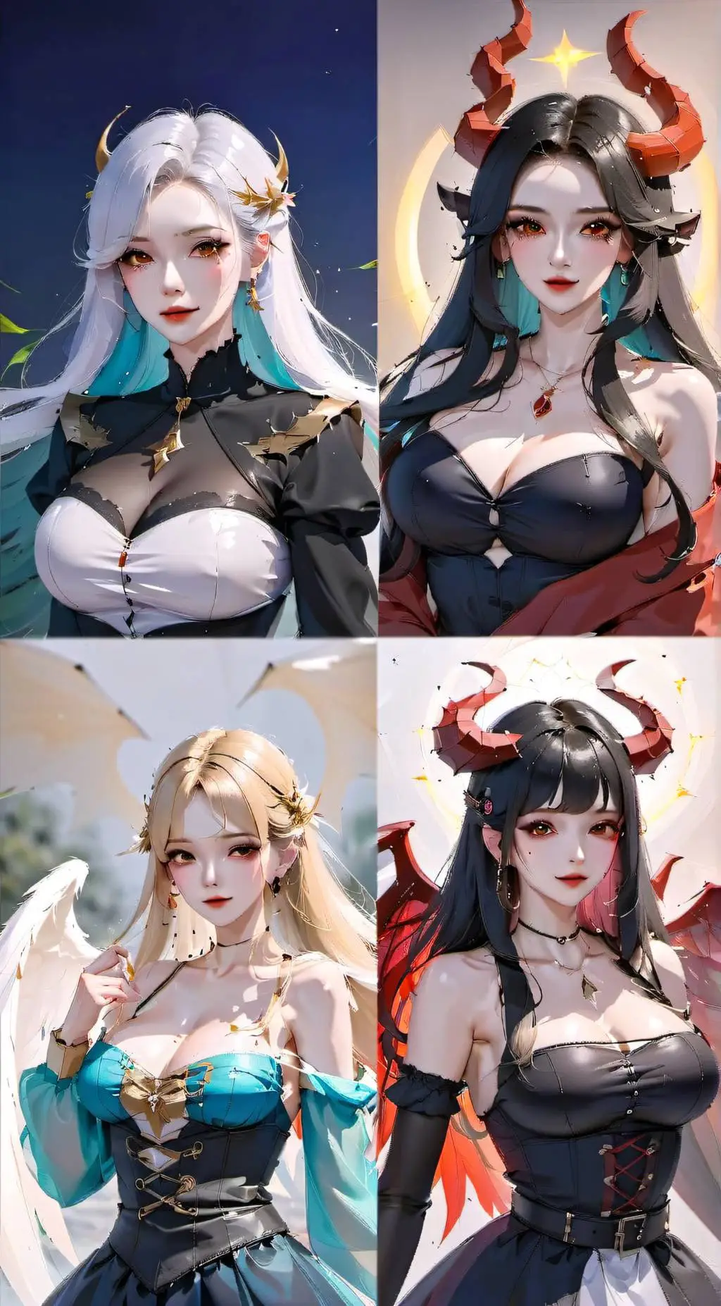 ai character: harem  background
