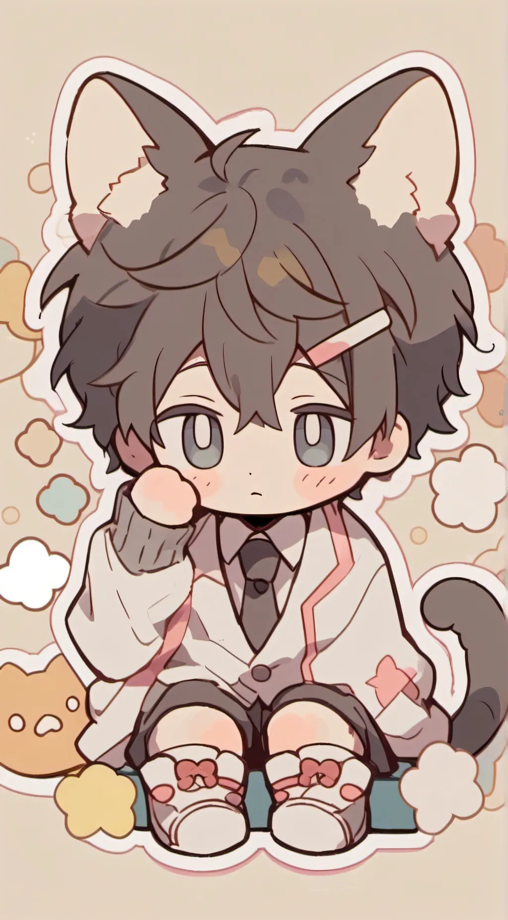 ai character: 💖Maximum💖 background