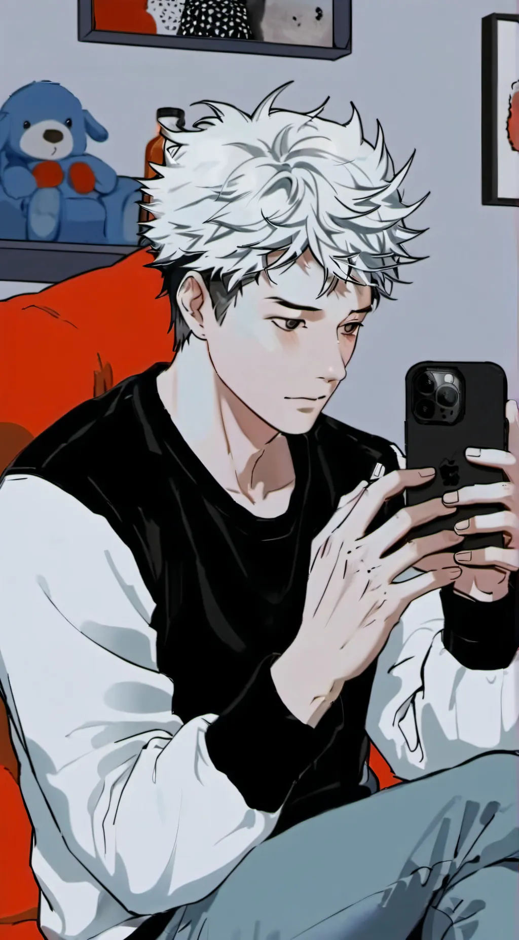 ai character: BakuDeku background