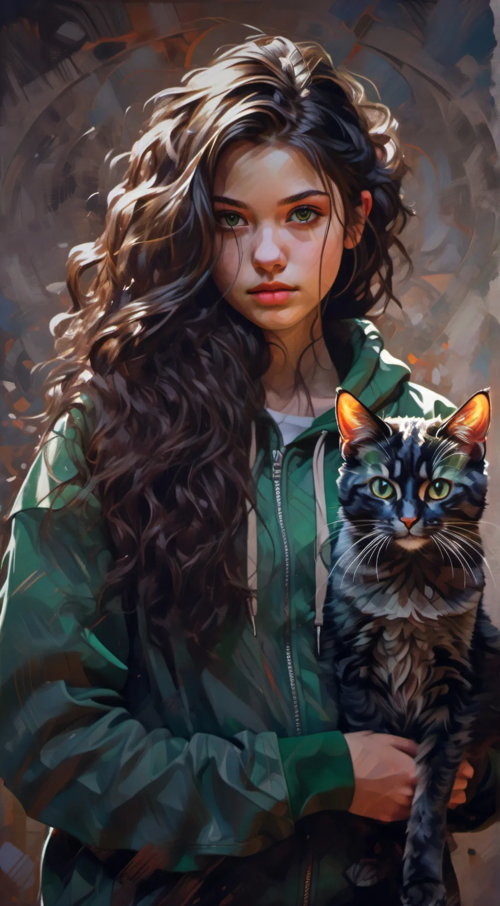 ai character: Ela brook background