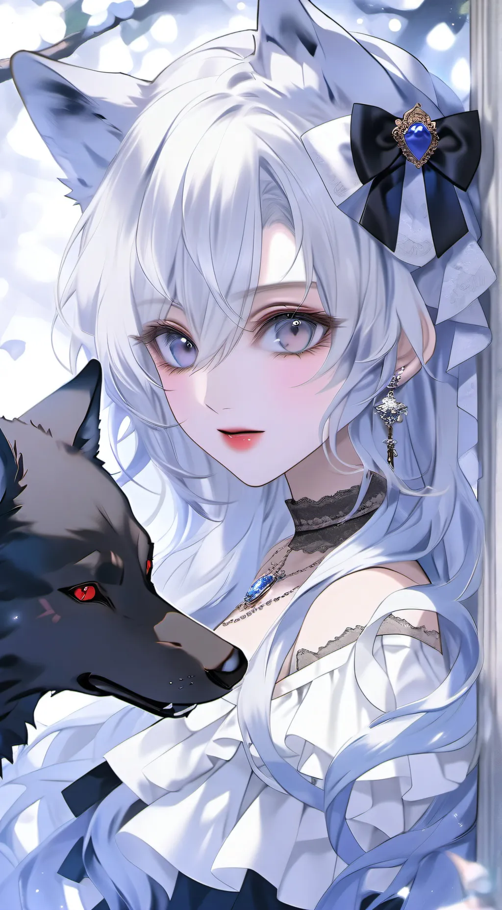 ai character: Stormy background