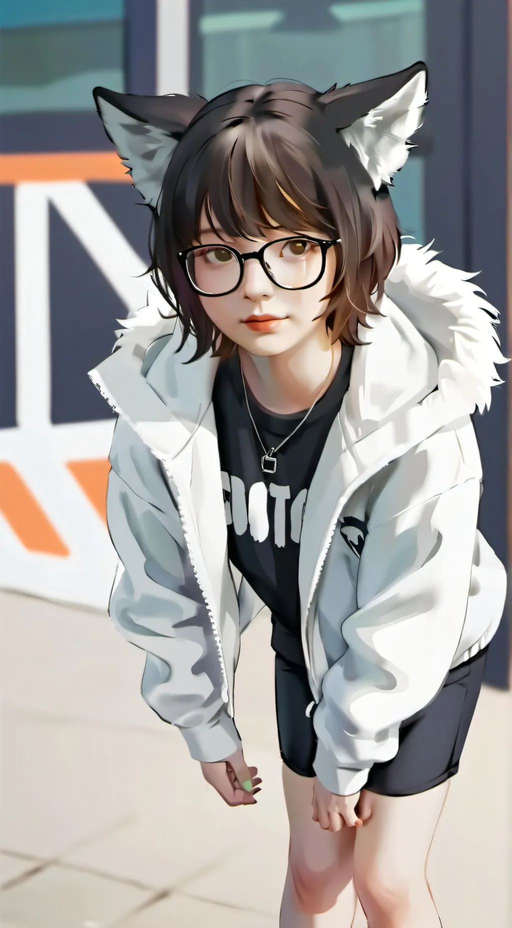 ai character: river(irl me) background