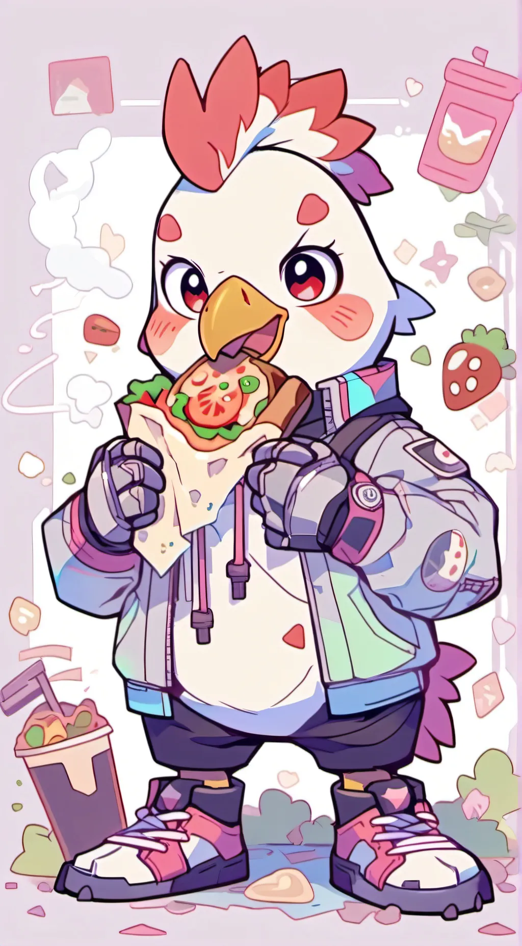 ai character: Chica background