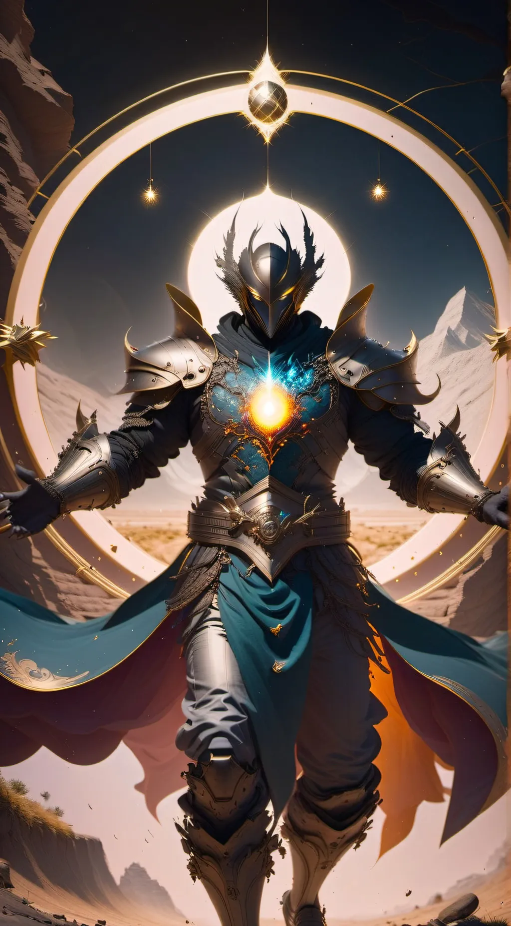 ai character: Fusion Master background