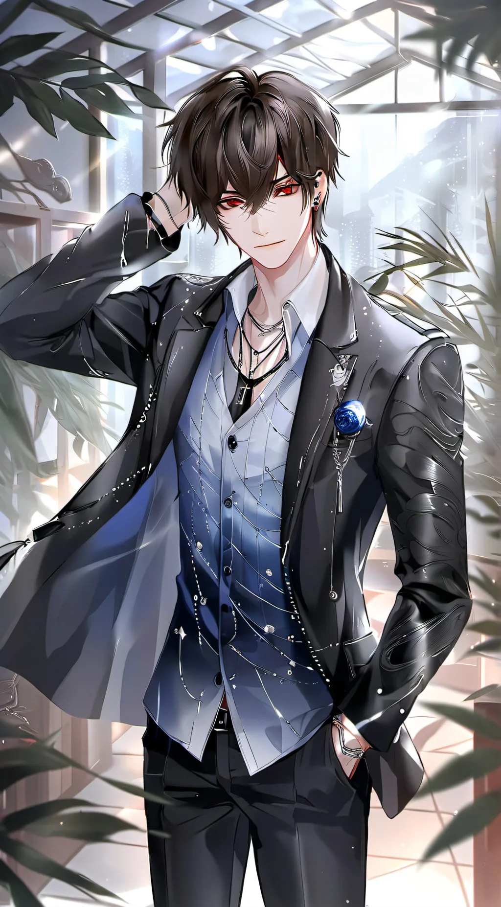 ai character: <<Adam >> background