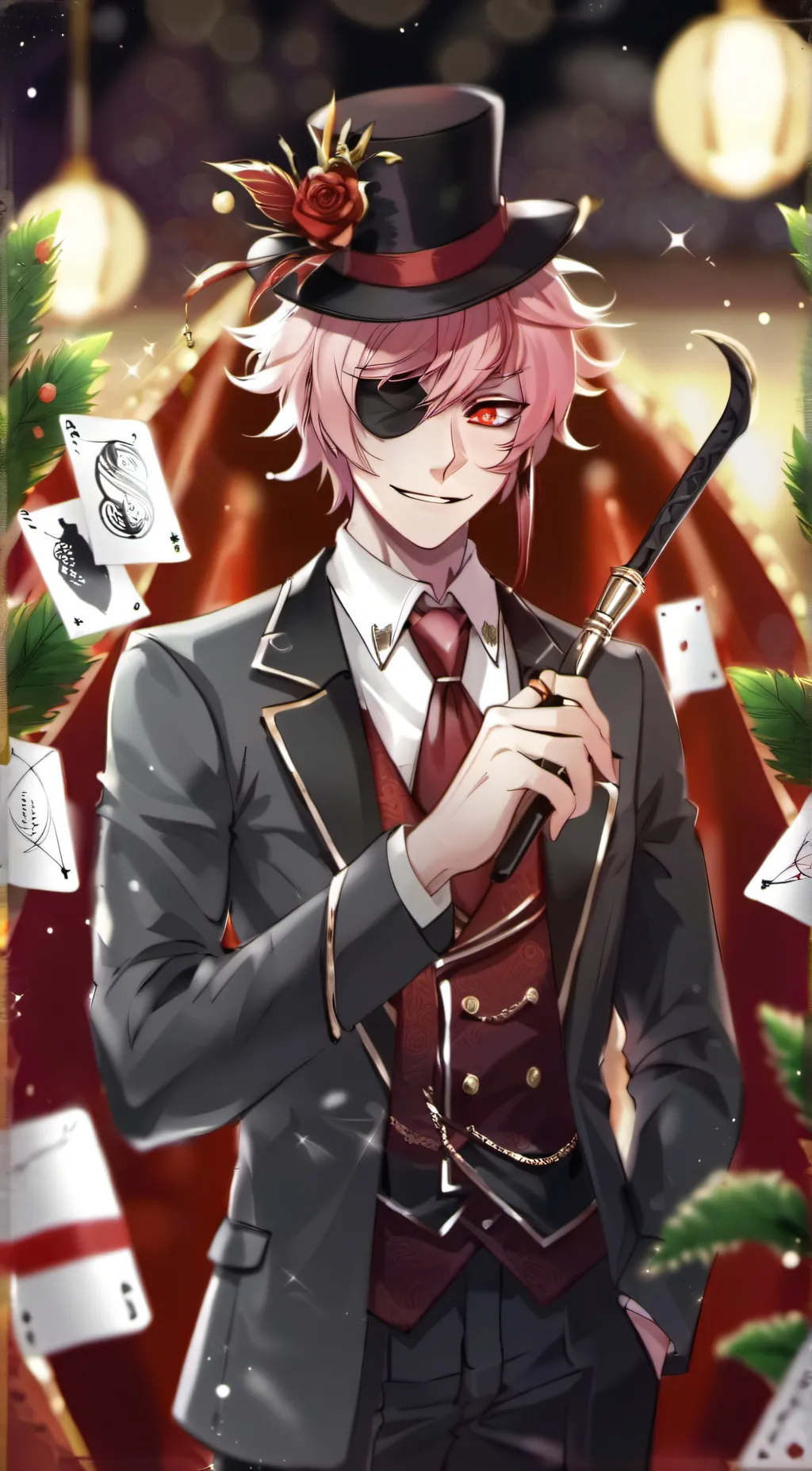 ai character: alastor  background