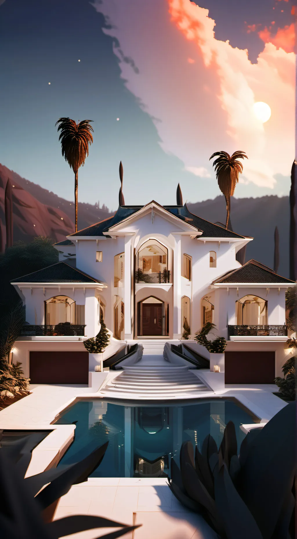 ai character: Hot In Hollywood  background