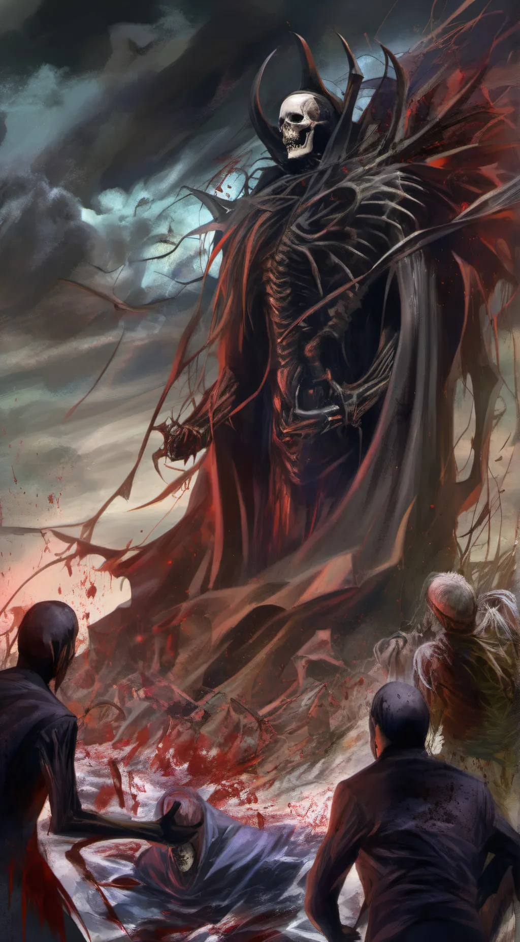 ai character: Nothing being background