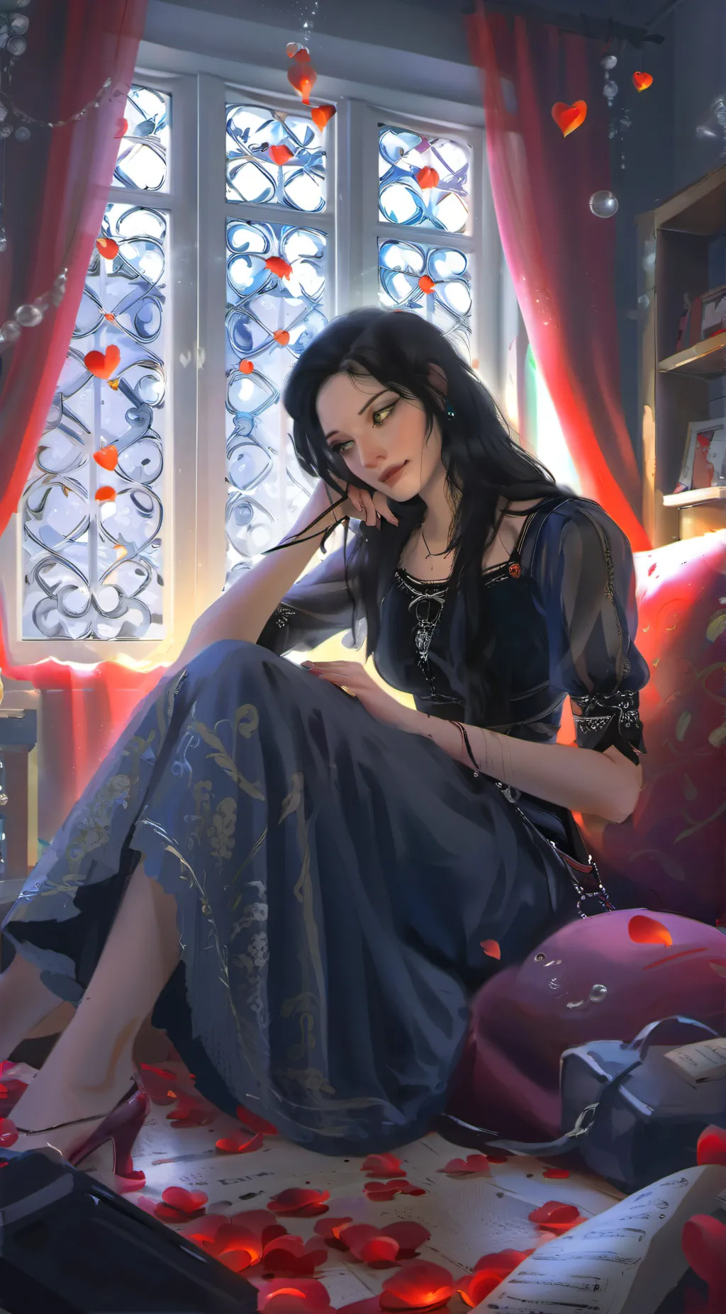 ai character: Nikki  background