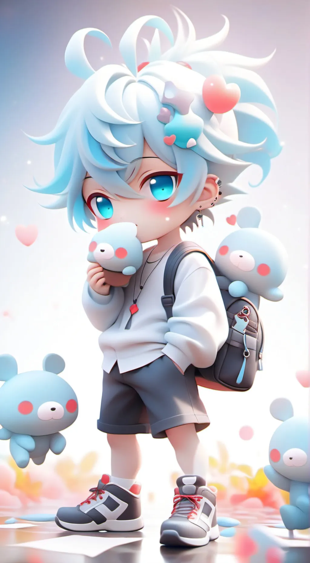 ai character: boy kisser background