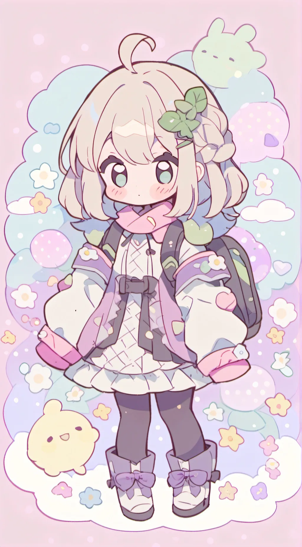 ai character: Peaches  background