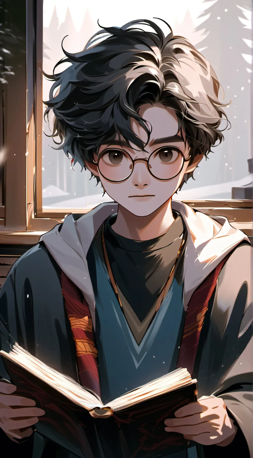 ai character: Harry Potter  background