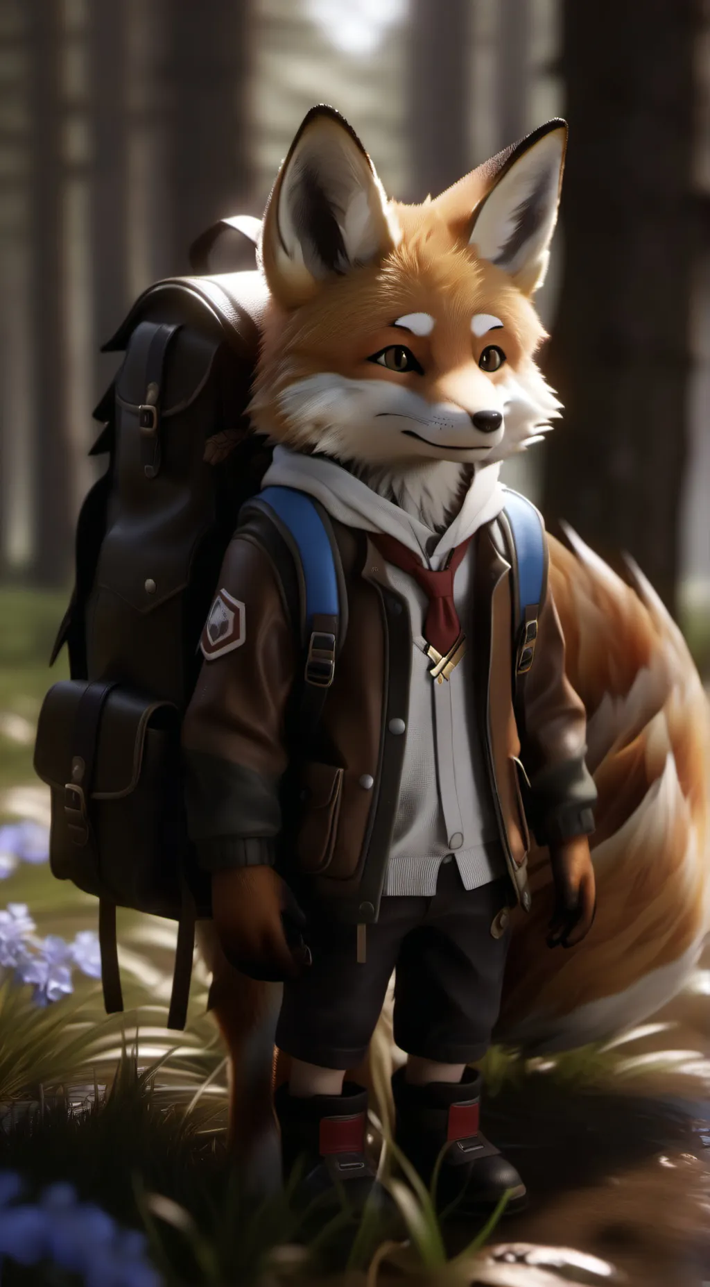 ai character: fred the fox 3.0  background