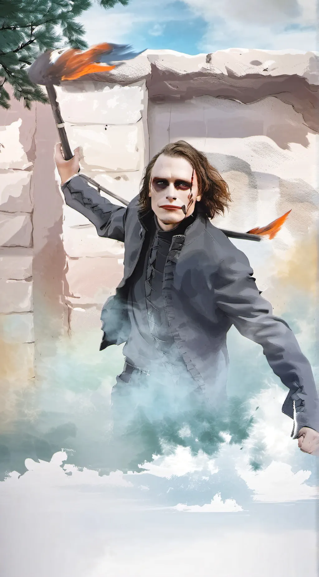 ai character: The Joker background