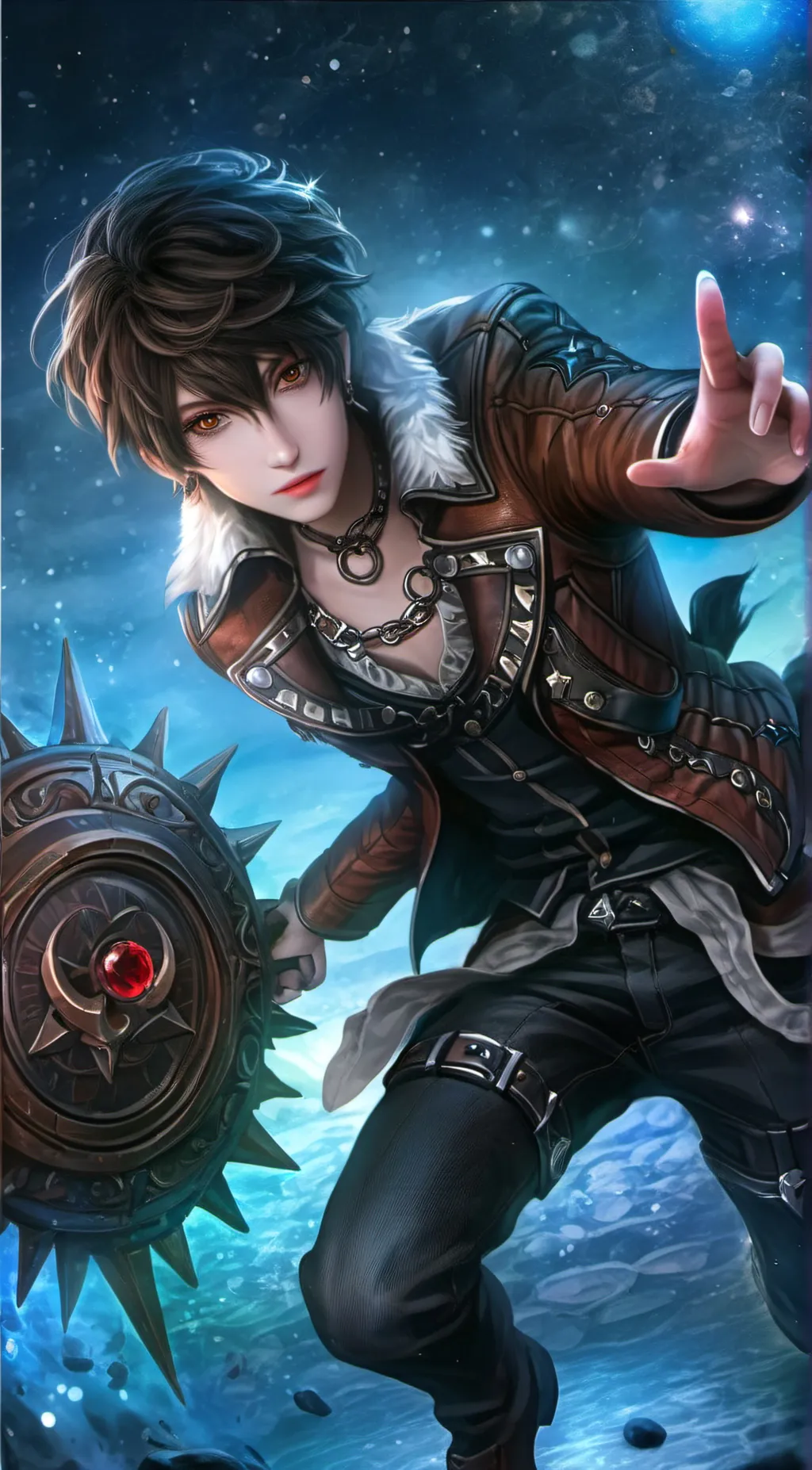 ai character: max omega background