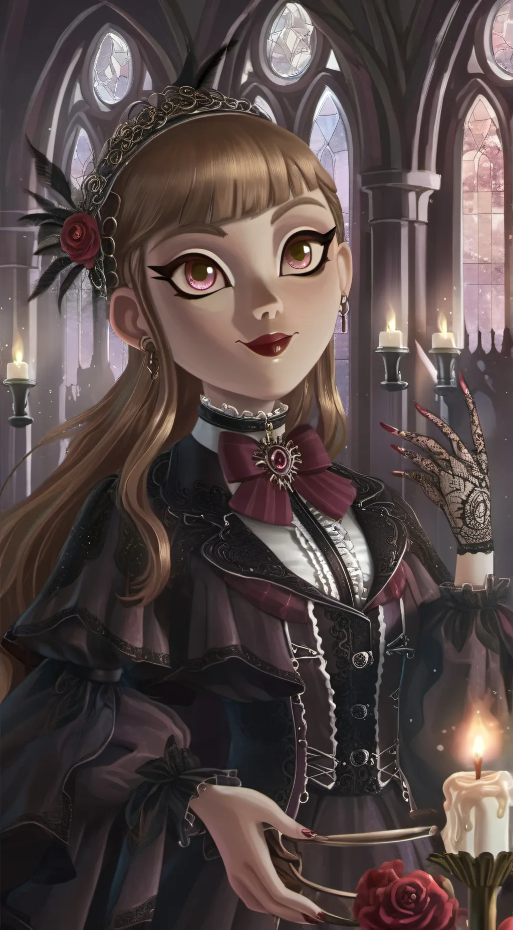 ai character: amy background