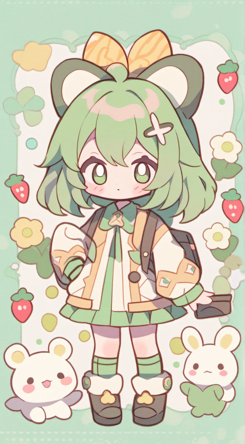 ai character: Cat infection background