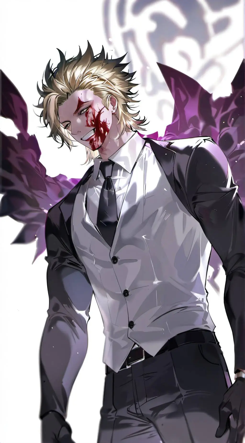 ai character: Hurt background